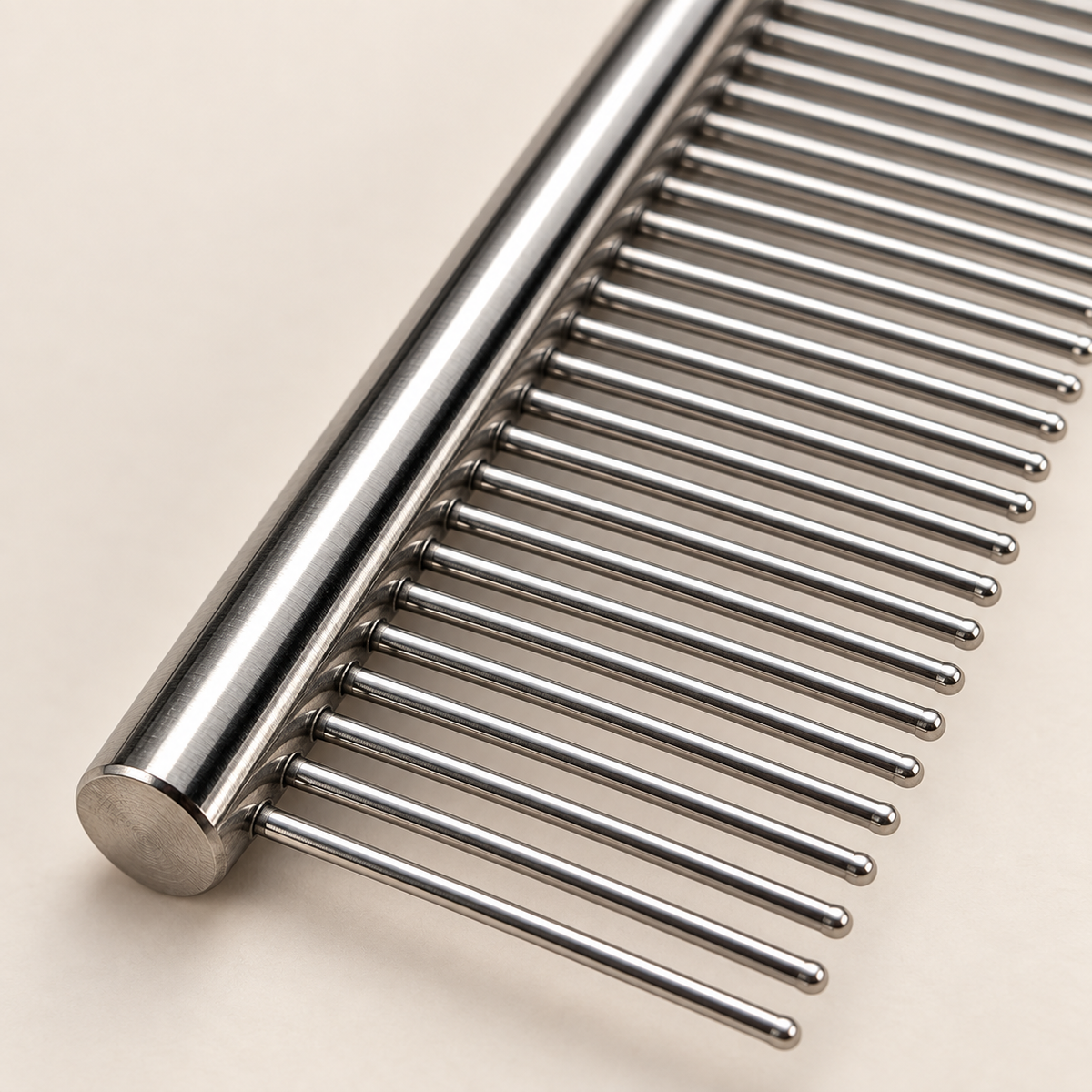 Pente Desembolador em Aço Inox para Pets — 19 cm