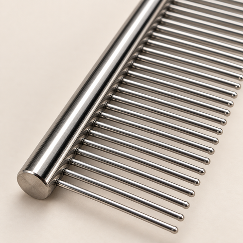 Pente Desembolador em Aço Inox para Pets — 19 cm