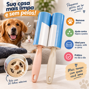 Rolo Adesivo Tira Pelos para Pets — 20 Folhas