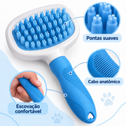 Escova Rasqueadeira para Pets — 18 cm